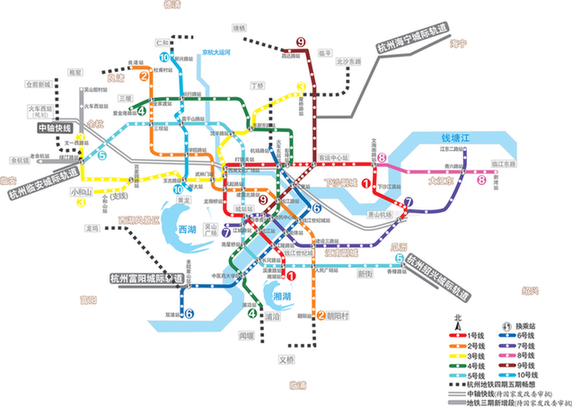 杭州地铁四期、五期规划逐步启动